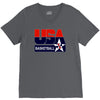usa basketball logo V-Neck Tee