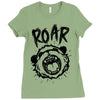 angry panda Ladies Fitted T-Shirt