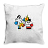 vector gamer boxing Throw Pillow