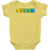 bazinga periodic table funny funny birthday present gift Baby Bodysuit