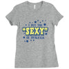 i put the sexy in dyslexia Ladies Fitted T-Shirt