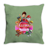 paw patrol birthday girl grandma Throw Pillow