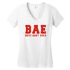 BAE Best Aunt Ever Women's V-Neck T-Shirt