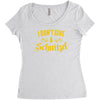 i don't give a schnitzel Women's Triblend Scoop T-shirt