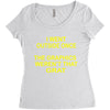 i went outside once Women's Triblend Scoop T-shirt
