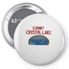 camp crystal lake Pin-back button