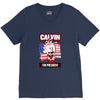 calvin hobbes V-Neck Tee