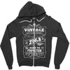 Vintage Aged To Perfection 1968 Zipper Hoodie