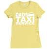 dad taxi funny Ladies Fitted T-Shirt