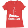 CheckMate, Chess Pawn,Chess Lover Ladies Fitted T-Shirt