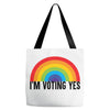I Am Voting Yes Tote Bags