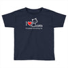 i love cats it's people who annoy me Toddler T-shirt