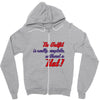 no outfit. Zipper Hoodie