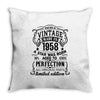 Vintage 1958 Throw Pillow