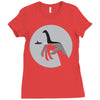 what lies beneath Ladies Fitted T-Shirt