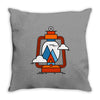 camping Throw Pillow