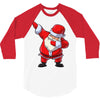 Santa Dabbing 3/4 Sleeve Shirt