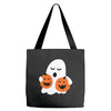 pumpkin with boo Tote Bags