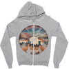 right here waiting Zipper Hoodie