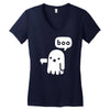 ghost of disapproval Women's V-Neck T-Shirt