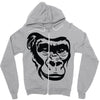 monkey face Zipper Hoodie