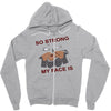 my face Zipper Hoodie