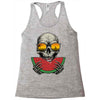 watermelon skull Racerback Tank