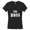 The Boss - The Real Boss Women's V-Neck T-Shirt
