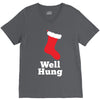well hung V-Neck Tee