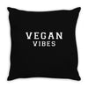 Vegan Vibes Throw Pillow