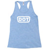 2x dot sticker vinyl decal d.o Racerback Tank