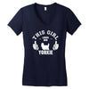This Girl Loves Siberian Husky Women's V-Neck T-Shirt