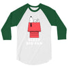 Sleep Big Fan 3/4 Sleeve Shirt