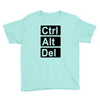 control alt delete Youth Tee