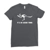 cricket it's an aussie thing Ladies Fitted T-Shirt