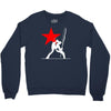 he clash inspired long sleeve Crewneck Sweatshirt