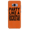 funny t shirt party like a rockstar tee hilarious shirt Samsung Galaxy S8 Plus