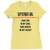 September Girl Ladies Fitted T-Shirt