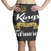 kings are born in february Pencil Skirts