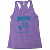 shuffle feel the movement Racerback Tank