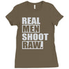 shoot raw Ladies Fitted T-Shirt