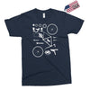 bicycle cyclopath bike hobby exploded Exclusive T-shirt