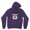 christmas reindeer rudolph Unisex Hoodie