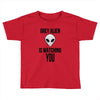 grey alien Toddler T-shirt