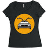 delorean Women's Triblend Scoop T-shirt