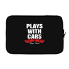 Plays With Cars Laptop sleeve