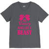 This Beauty Runs Like a Beast V-Neck Tee