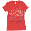 van desert Ladies Fitted T-Shirt