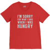 hungry apology V-Neck Tee
