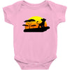 Mufasa and Simba Lion King Baby Bodysuit